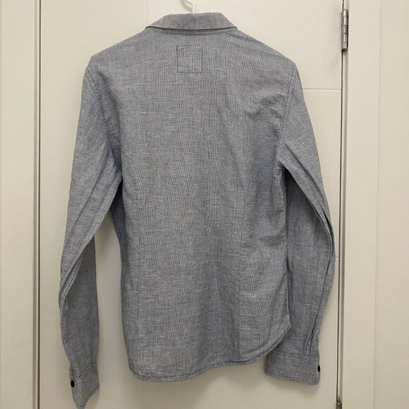 Armani Exchange Slim Dress Shirt in Grey - Picture 2 of 7